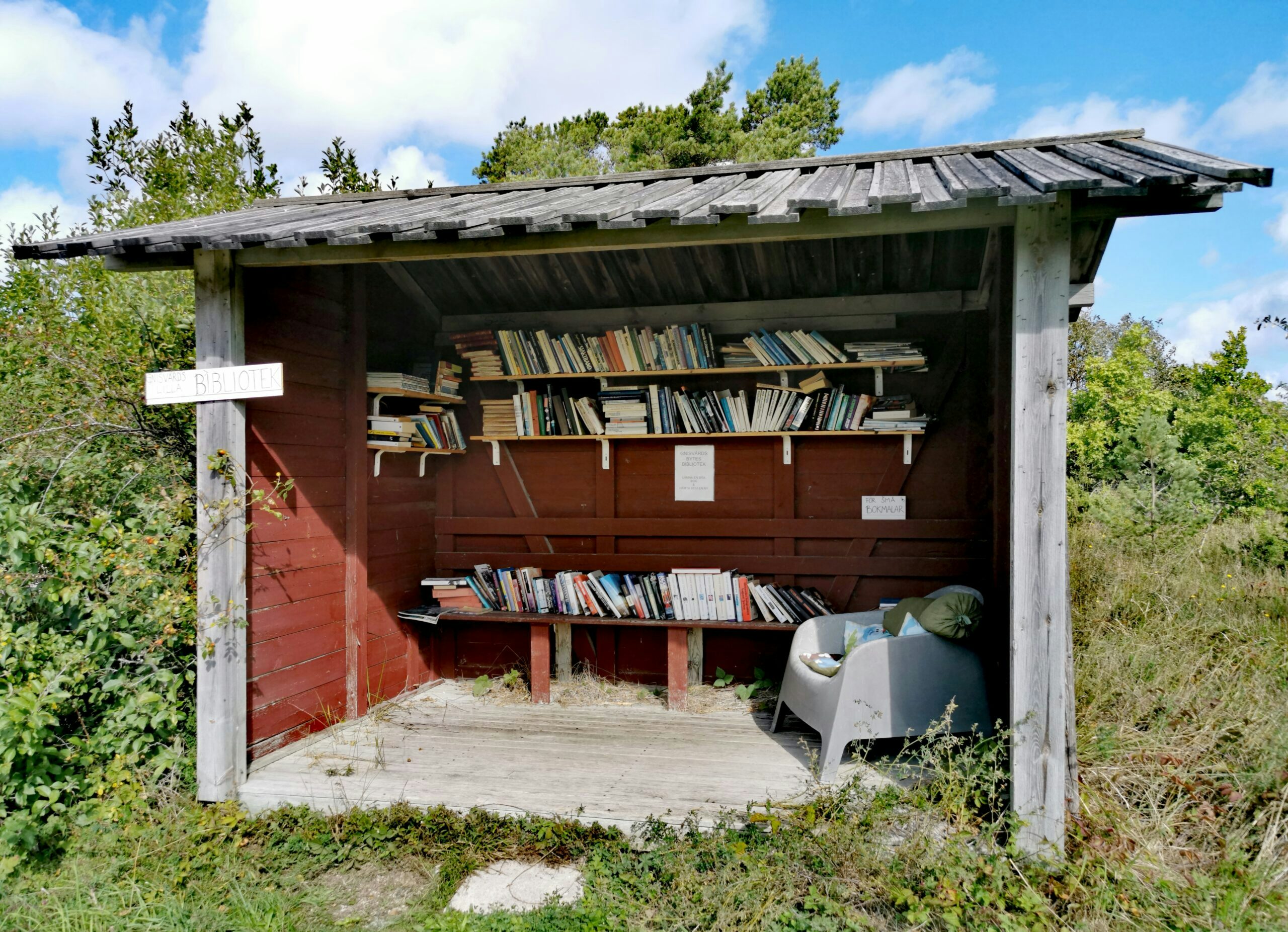 Litet bibliotek i Gnisvärd